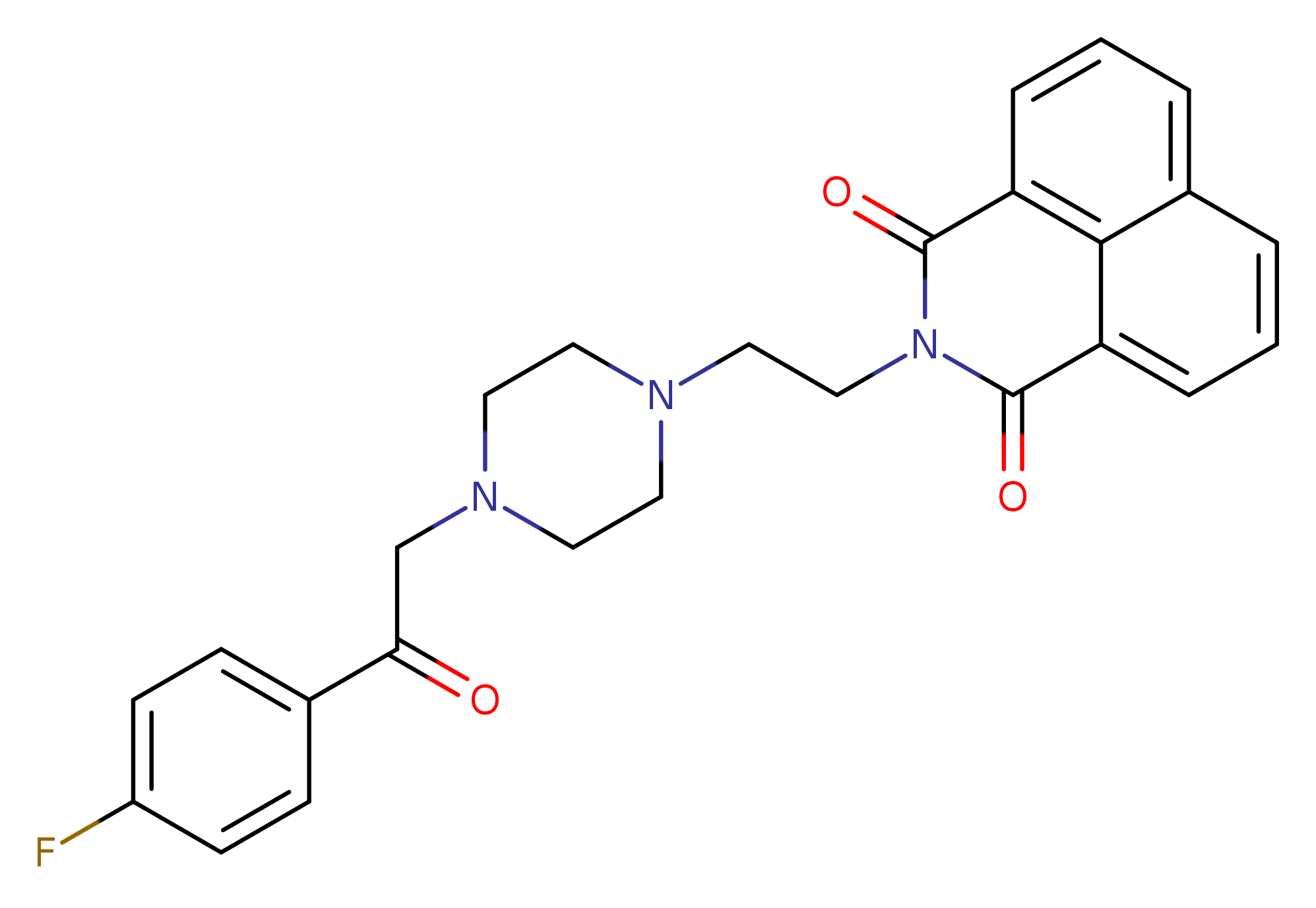 3-(2-{4-[2-(4-fluorophenyl)-2-oxoethyl]piperazin-1-yl}ethyl)-3-azatricyclo[7.3.1.0^{5,13}]trideca-1(12),5,7,9(13),10-pentaene-2,4-dione