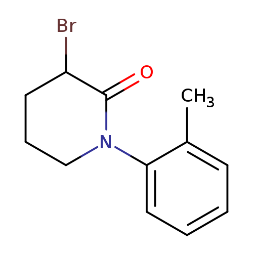 3-bromo-1-(2-methylphenyl)piperidin-2-one