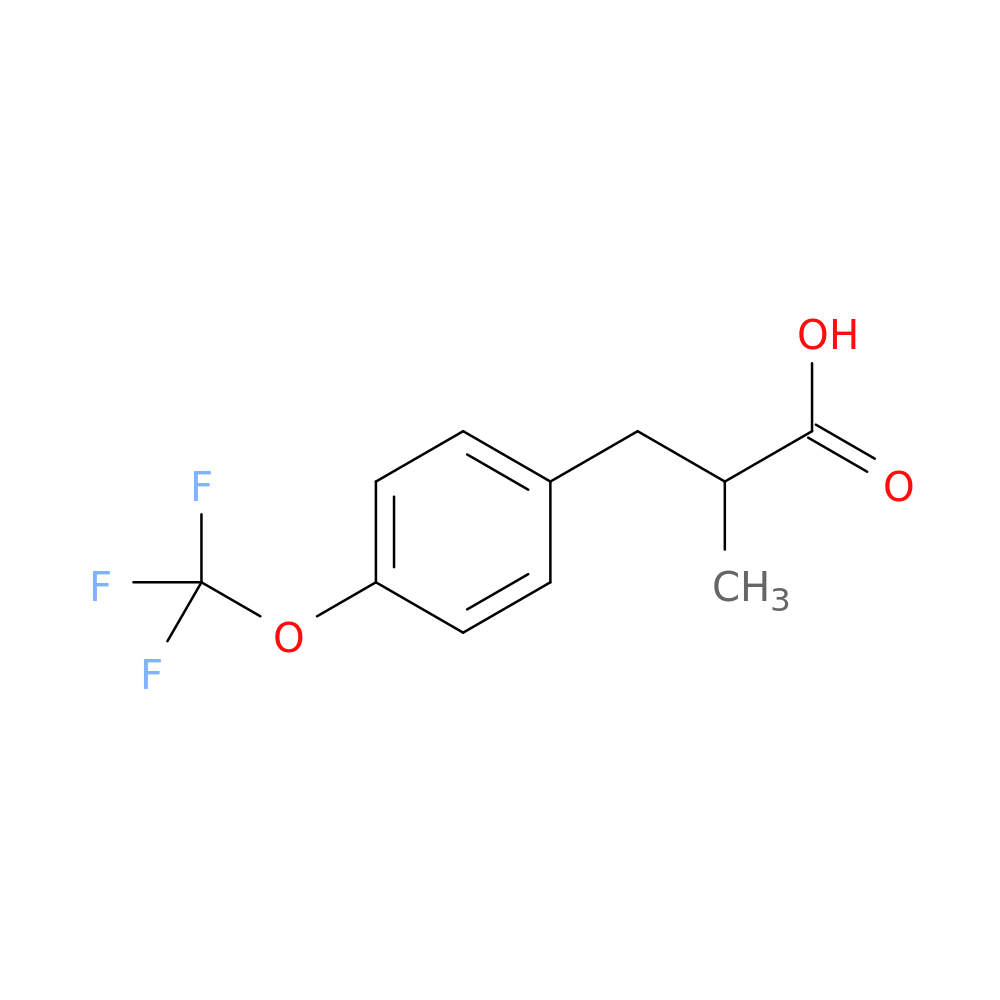 2-Methyl-3-[4-(trifluoromethoxy)phenyl]propanoic acid