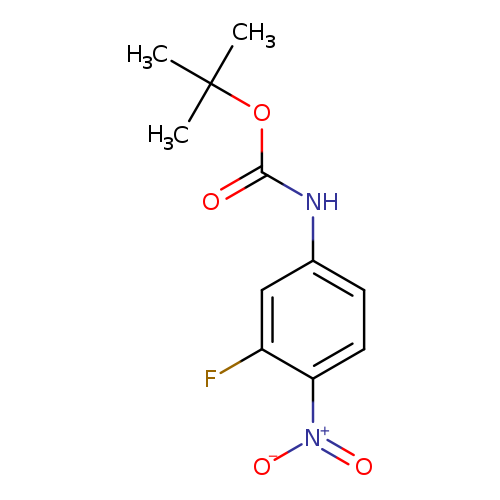 (3-Fluoro-4-nitrophenyl)carbamic acid tert-butyl ester