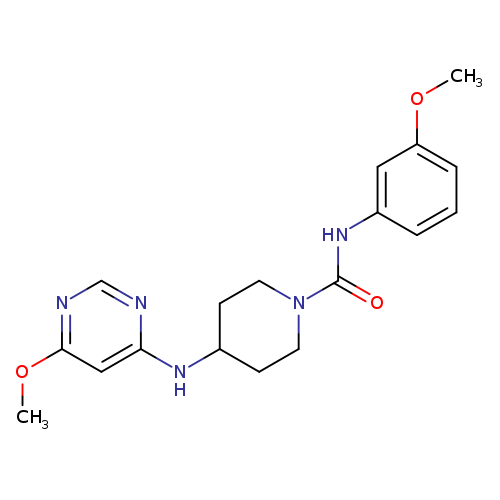 N-(3-methoxyphenyl)-4-[(6-methoxypyrimidin-4-yl)amino]piperidine-1-carboxamide