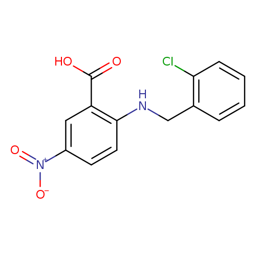2-{[(2-chlorophenyl)methyl]amino}-5-nitrobenzoic acid