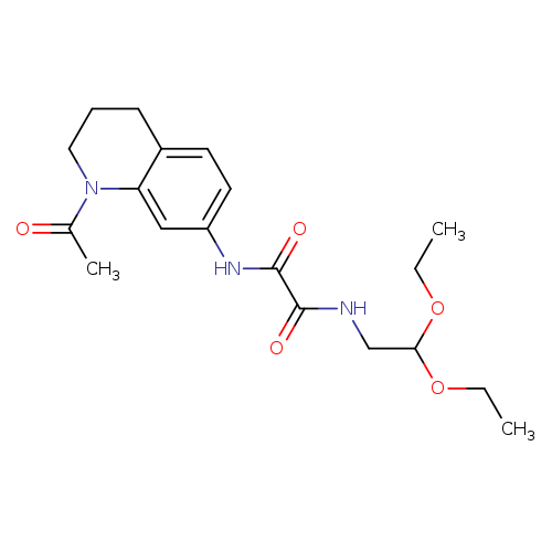 N'-(1-acetyl-1,2,3,4-tetrahydroquinolin-7-yl)-N-(2,2-diethoxyethyl)ethanediamide