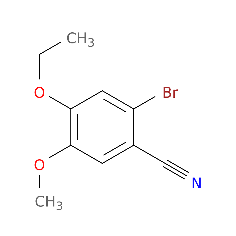 2-Bromo-4-ethoxy-5-methoxybenzonitrile