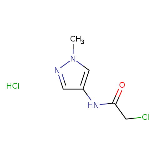 2-chloro-N-(1-methyl-1H-pyrazol-4-yl)acetamidehydrochloride