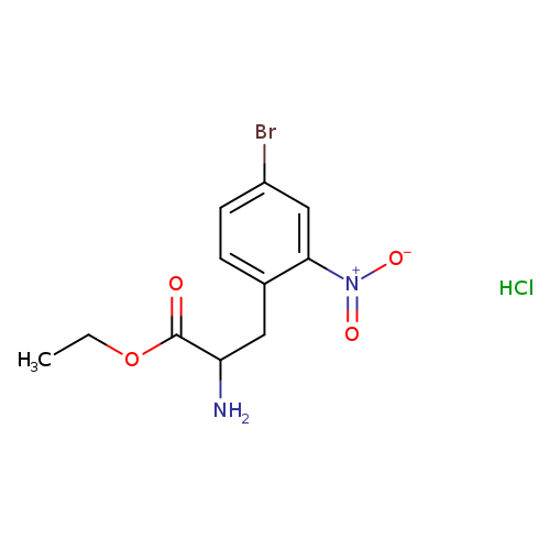 ethyl 2-amino-3-(4-bromo-2-nitrophenyl)propanoate hydrochloride