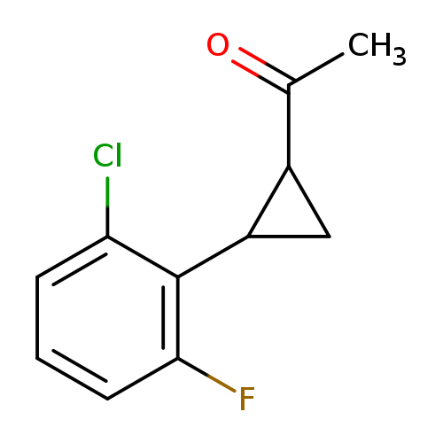 1-[2-(2-chloro-6-fluorophenyl)cyclopropyl]ethan-1-one