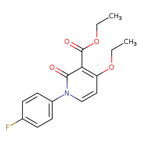 ETHYL 4-ETHOXY-1-(4-FLUOROPHENYL)-2-OXO-1,2-DIHYDROPYRIDINE-3-CARBOXYLATE