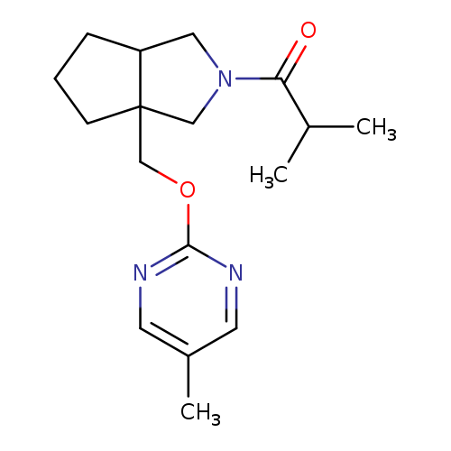1-(3a-{[(5-methylpyrimidin-2-yl)oxy]methyl}-octahydrocyclopenta[c]pyrrol-2-yl)-2-methylpropan-1-one