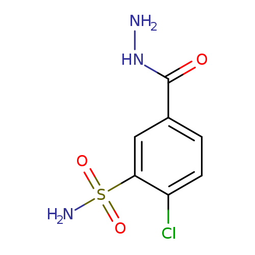 2-Chloro-5-(hydrazinecarbonyl)benzenesulfonamide