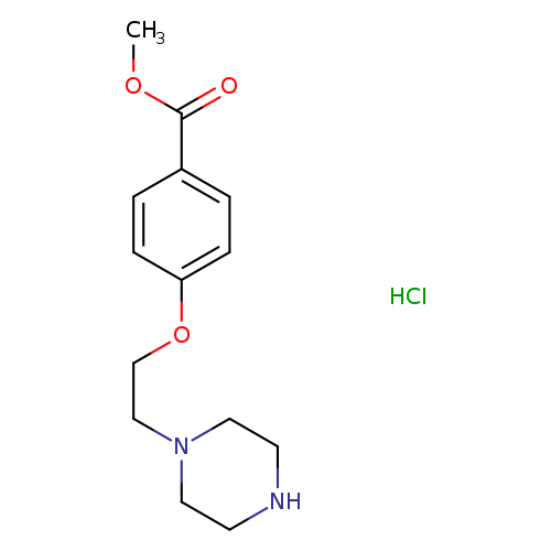Methyl 4-(2-(piperazin-1-yl)ethoxy)benzoate hydrochloride