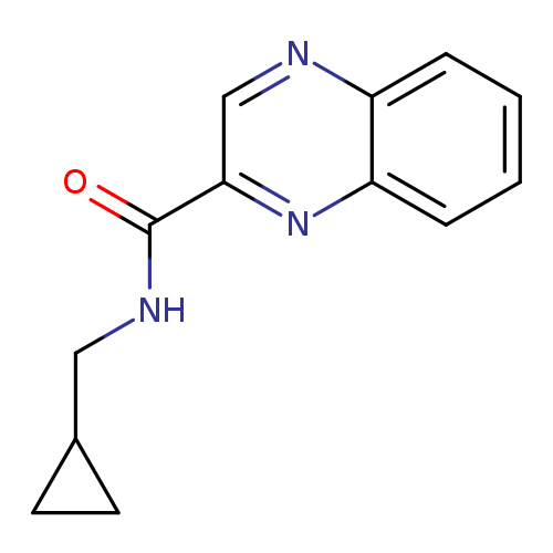 N-(cyclopropylmethyl)quinoxaline-2-carboxamide