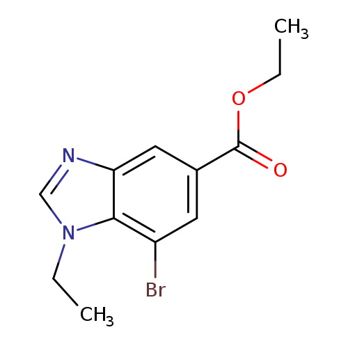 Ethyl 7-bromo-1-ethyl-1,3-benzodiazole-5-carboxylate