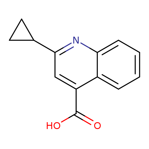 4-Quinolinecarboxylic acid, 2-cyclopropyl-
