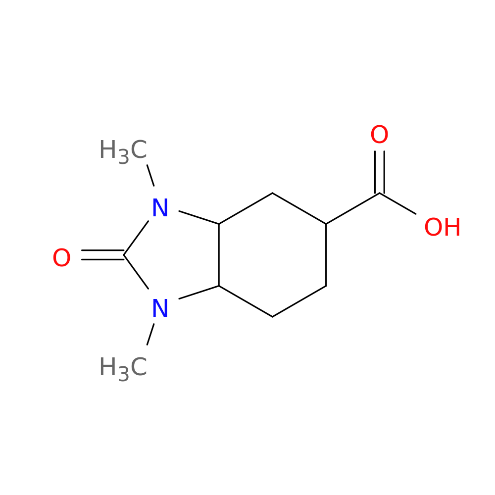 1,3-dimethyl-2-oxo-octahydro-1H-1,3-benzodiazole-5-carboxylic acid