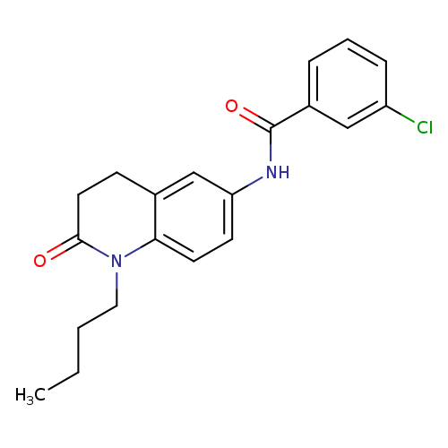 N-(1-butyl-2-oxo-1,2,3,4-tetrahydroquinolin-6-yl)-3-chlorobenzamide