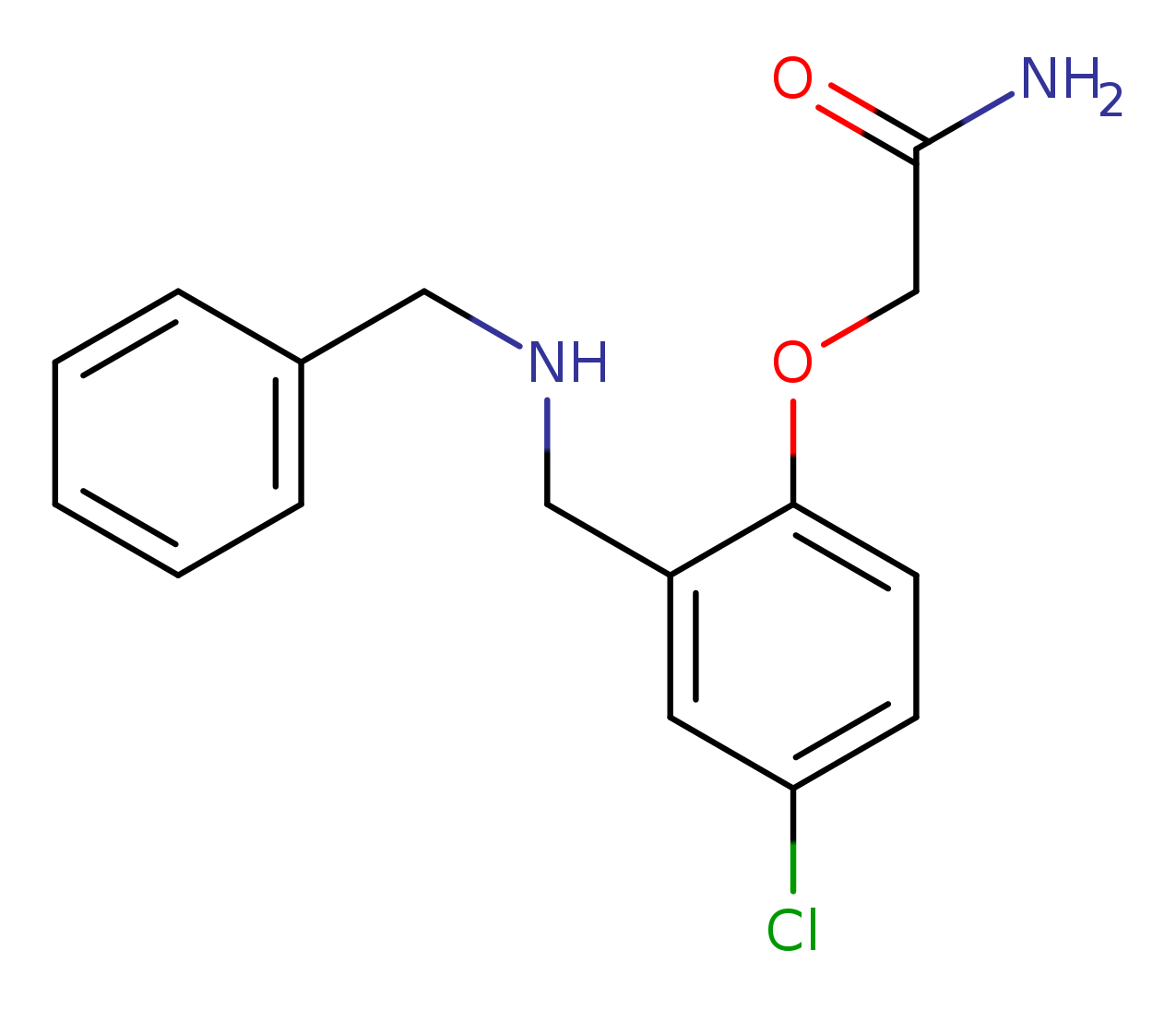 2-{2-[(benzylamino)methyl]-4-chlorophenoxy}acetamide