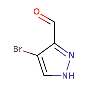 1H-Pyrazole-3-carboxaldehyde， 4-bromo-