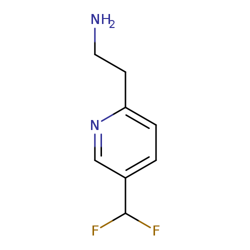 2-[5-(Difluoromethyl)pyridin-2-yl]ethan-1-amine