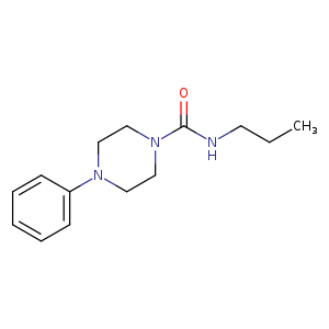 4-phenyl-N-propylpiperazine-1-carboxamide