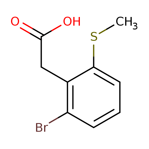 2-[2-bromo-6-(methylsulfanyl)phenyl]aceticacid