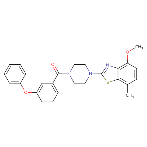 4-methoxy-7-methyl-2-[4-(3-phenoxybenzoyl)piperazin-1-yl]-1,3-benzothiazole