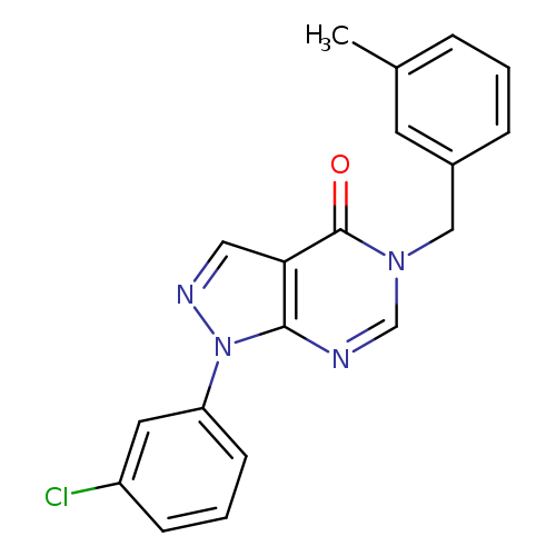 1-(3-chlorophenyl)-5-[(3-methylphenyl)methyl]-1H,4H,5H-pyrazolo[3,4-d]pyrimidin-4-one