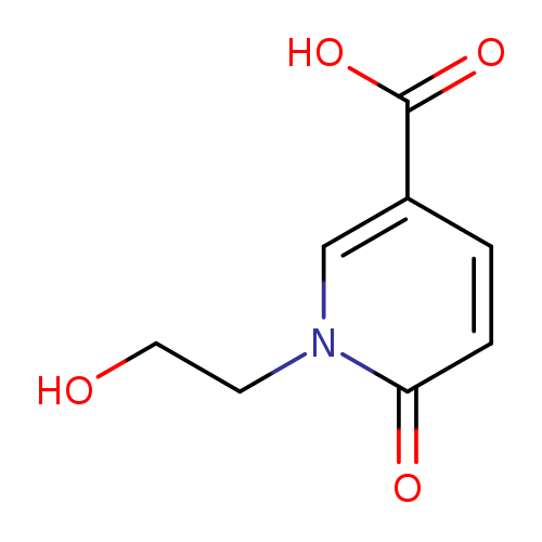 1-(2-hydroxyethyl)-6-oxo-1,6-dihydropyridine-3-carboxylic acid