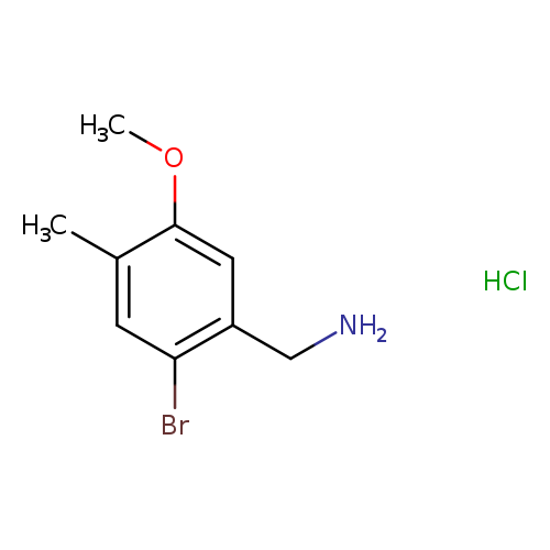1-(2-bromo-5-methoxy-4-methylphenyl)methanamine hydrochloride