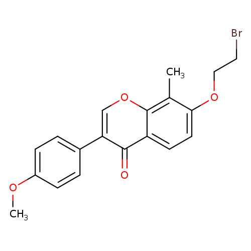 7-(2-bromoethoxy)-3-(4-methoxyphenyl)-8-methyl-4H-chromen-4-one