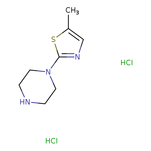 1-(5-methyl-1,3-thiazol-2-yl)piperazine dihydrochloride