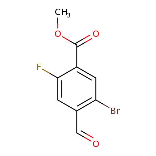 methyl 5-bromo-2-fluoro-4-formylbenzoate