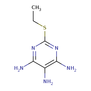 2-(Ethylsulfanyl)pyrimidine-4,5,6-triamine