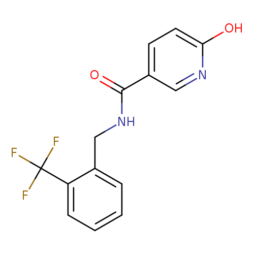 6-hydroxy-N-{[2-(trifluoromethyl)phenyl]methyl}pyridine-3-carboxamide