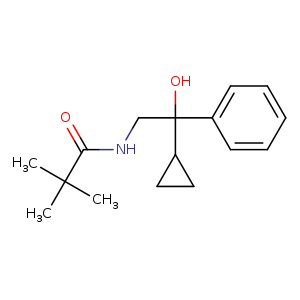 N-(2-cyclopropyl-2-hydroxy-2-phenylethyl)-2,2-dimethylpropanamide