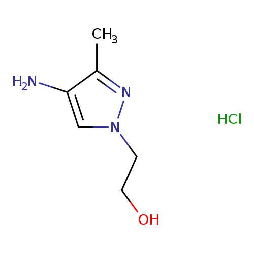 2-(4-amino-3-methyl-1H-pyrazol-1-yl)ethan-1-olhydrochloride