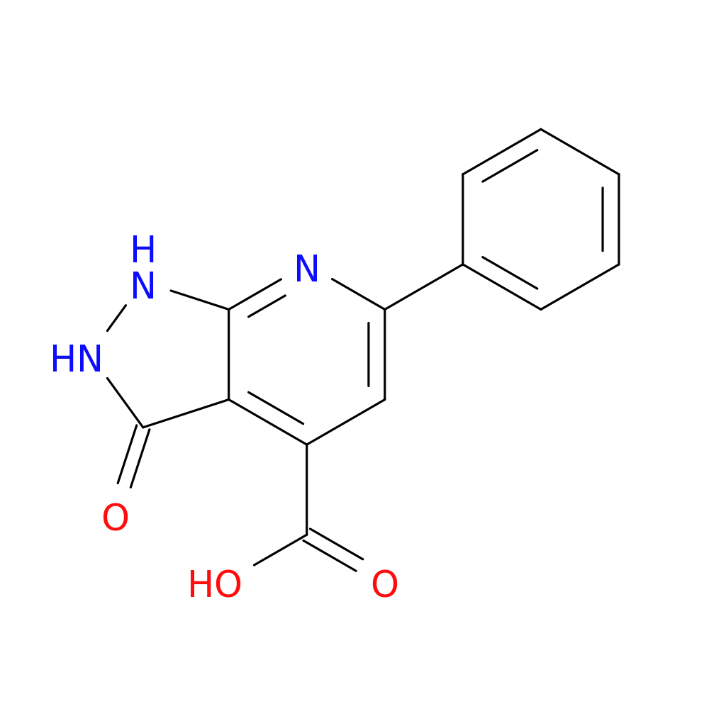 3-oxo-6-phenyl-1H,2H,3H-pyrazolo[3,4-b]pyridine-4-carboxylic acid