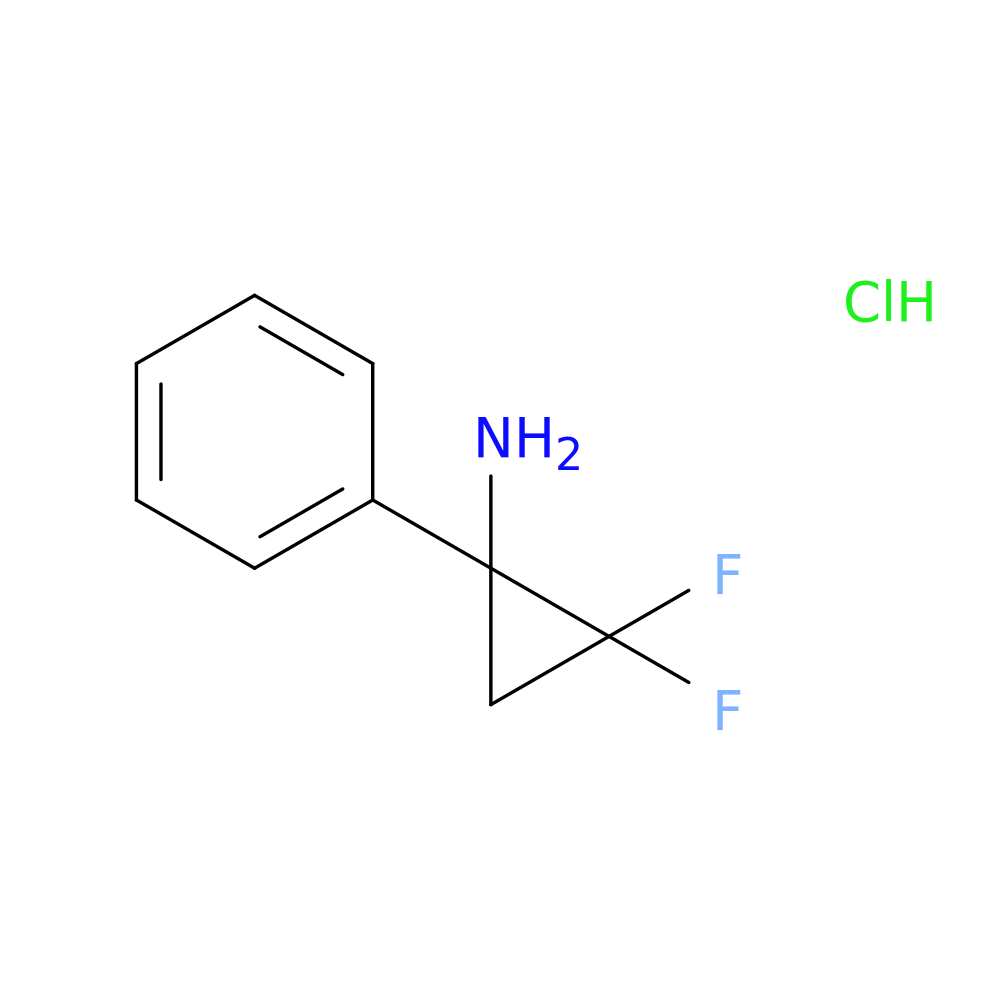 2,2-difluoro-1-phenylcyclopropan-1-amine hydrochloride