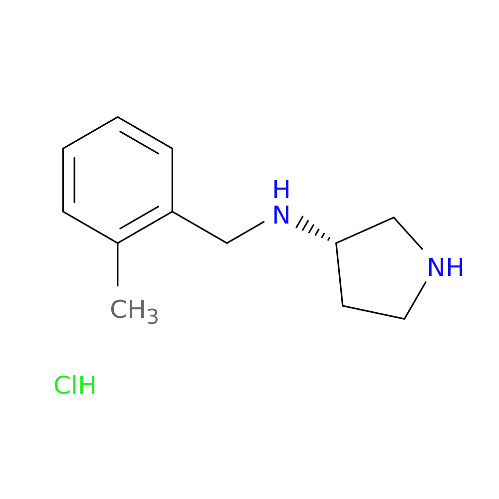 (S)-N-(2-Methylbenzyl)pyrrolidin-3-amine hydrochloride