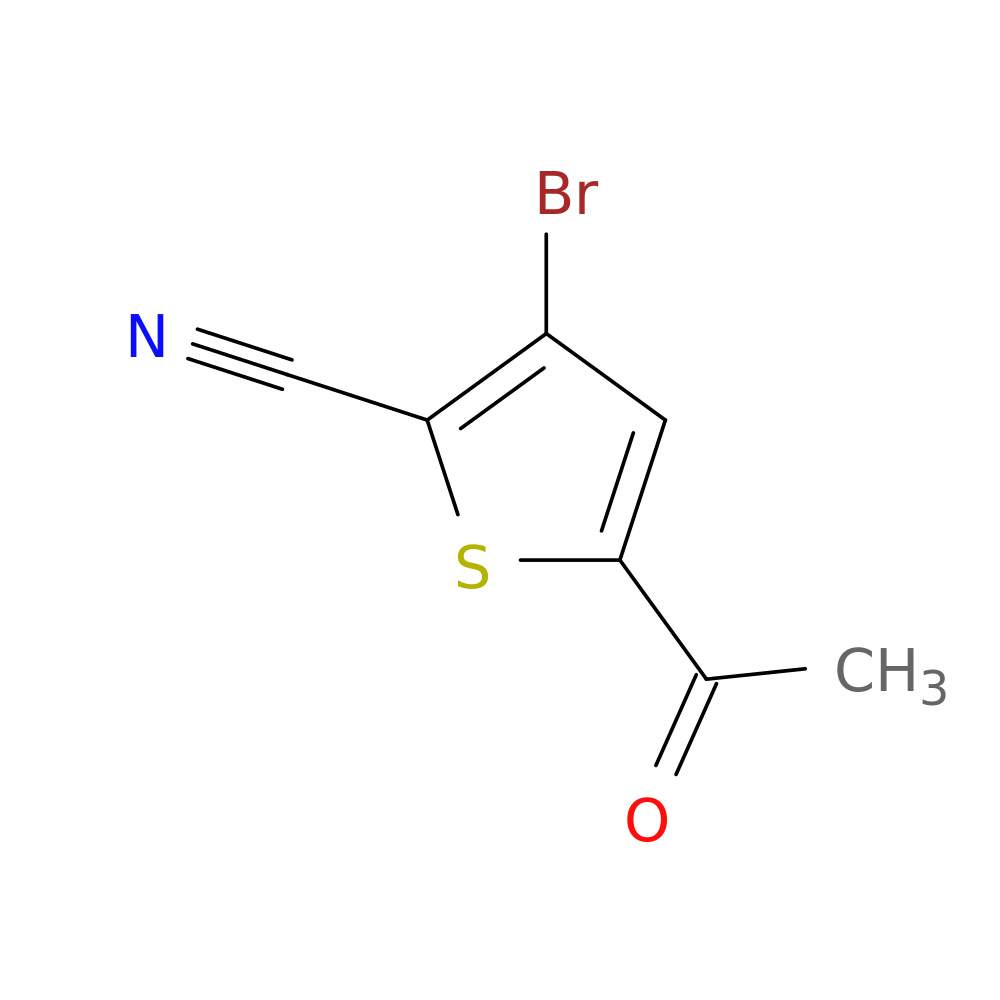 5-acetyl-3-bromothiophene-2-carbonitrile