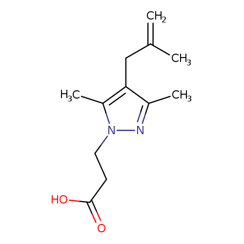 3-[3,5-Dimethyl-4-(2-methyl-allyl)-pyrazol-1-yl]-propionic acid