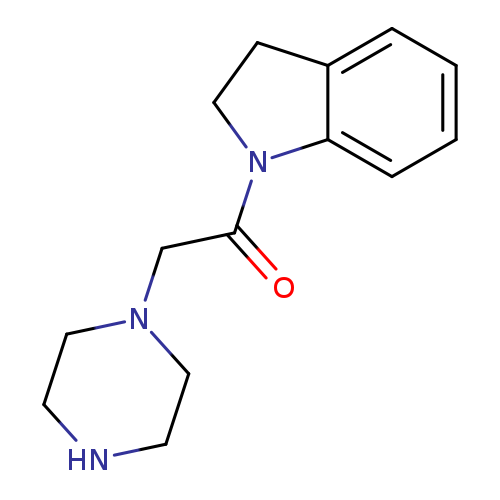 1-(2,3-dihydro-1H-indol-1-yl)-2-(piperazin-1-yl)ethan-1-one