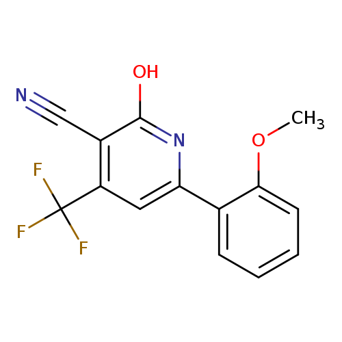 2-hydroxy-6-(2-methoxyphenyl)-4-(trifluoromethyl)pyridine-3-carbonitrile