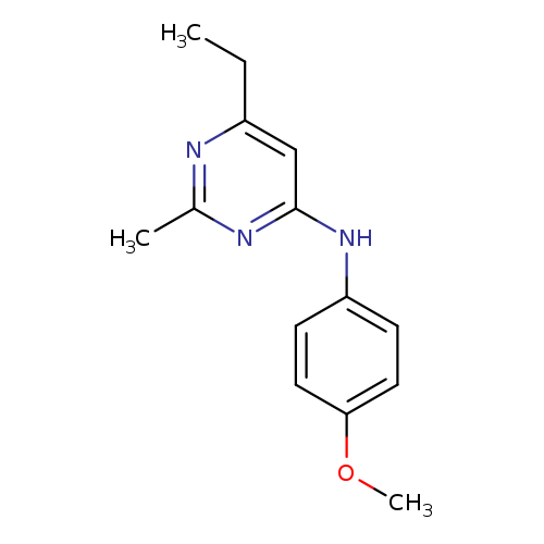6-ethyl-N-(4-methoxyphenyl)-2-methylpyrimidin-4-amine