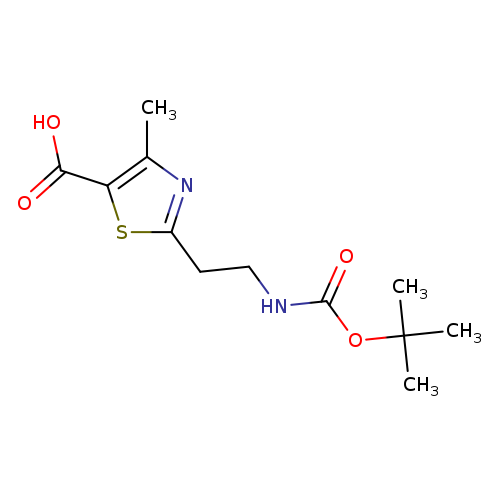 2-(2-{[(tert-butoxy)carbonyl]amino}ethyl)-4-methyl-1,3-thiazole-5-carboxylic acid