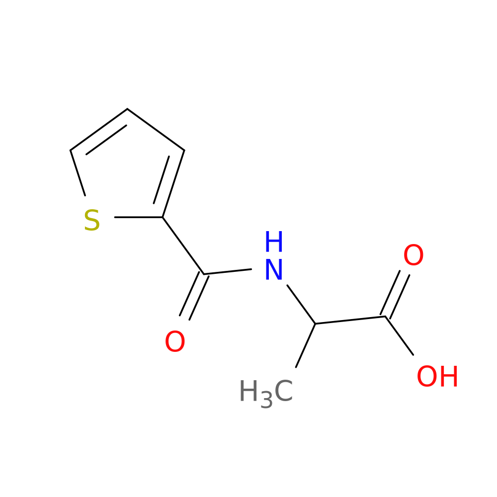 2-[(thiophen-2-yl)formamido]propanoic acid