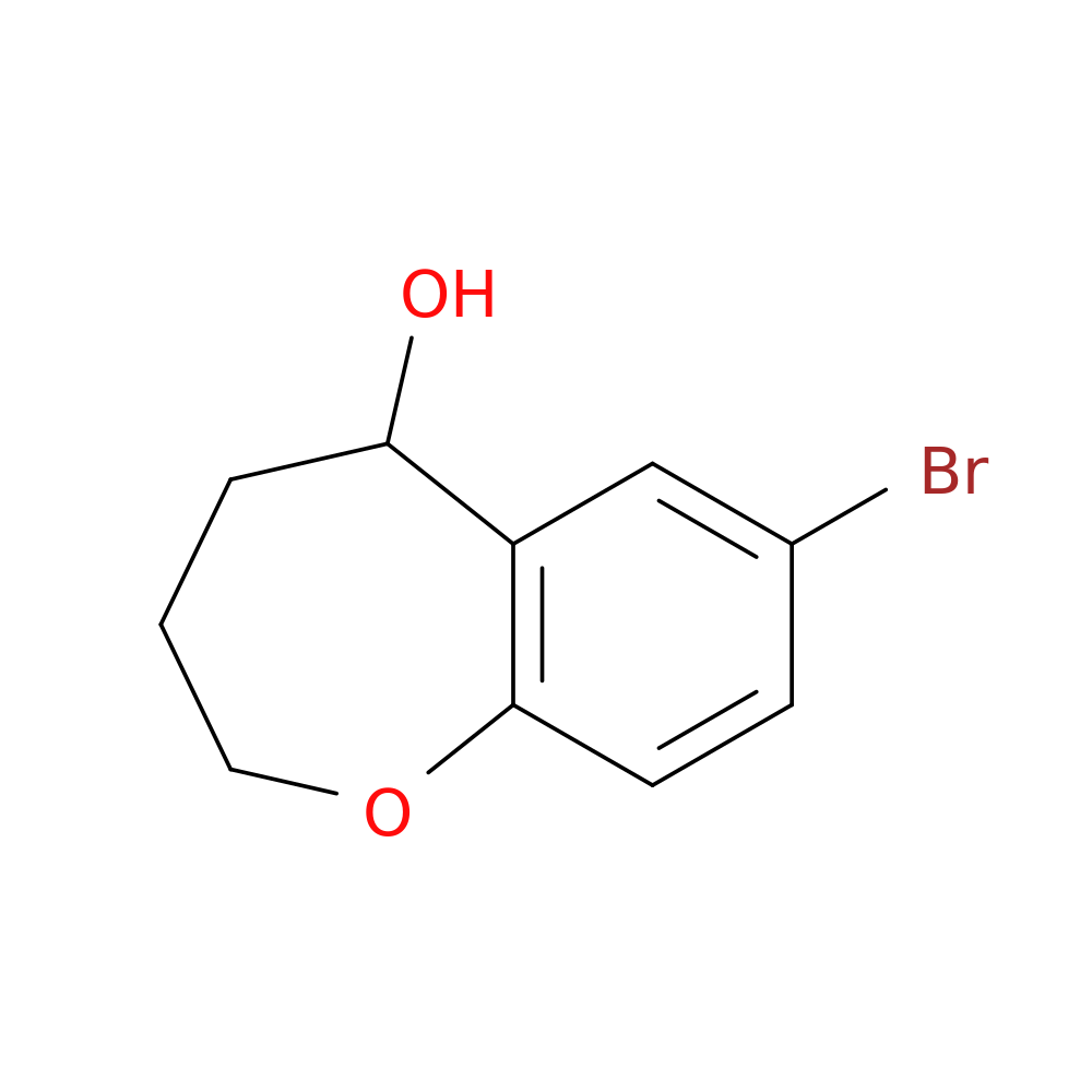 7-BRoMo-2,3,4,5-tetrahydro-1-benzoxepin-5-ol