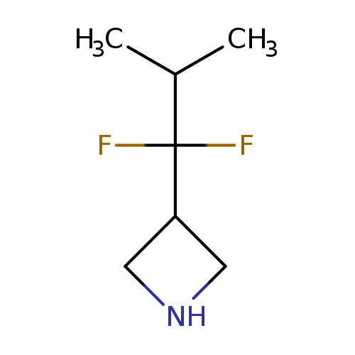 3-(1,1-difluoro-2-methylpropyl)azetidine