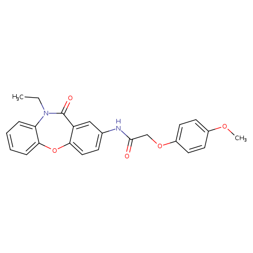 N-{9-ethyl-10-oxo-2-oxa-9-azatricyclo[9.4.0.0^{3,8}]pentadeca-1(11),3(8),4,6,12,14-hexaen-13-yl}-2-(4-methoxyphenoxy)acetamide