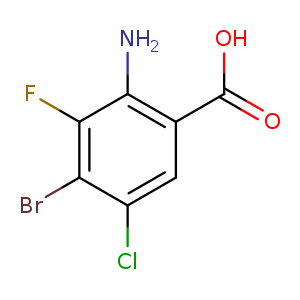 2-Amino-4-bromo-5-chloro-3-fluorobenzoic acid